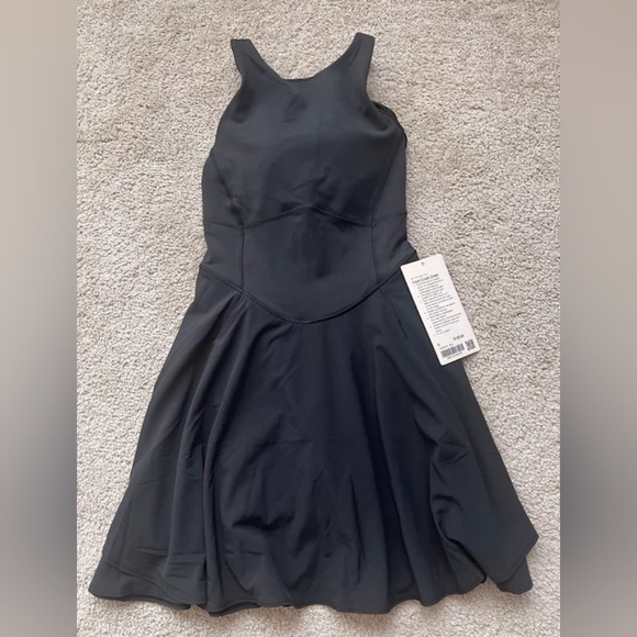 Lululemon Black Court Crush Dress - Picture 1 of 3